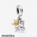 Women's Pandora Disney Princess Tiana Frog Prince Hanging Charm