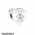 Women's Pandora Disney Vintage Mickey Clip White Enamel