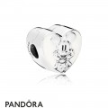 Women's Pandora Disney Vintage Mickey Clip White Enamel