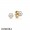 Pandora Earrings Cultured Elegance Stud Earrings Pearl 14K Gold