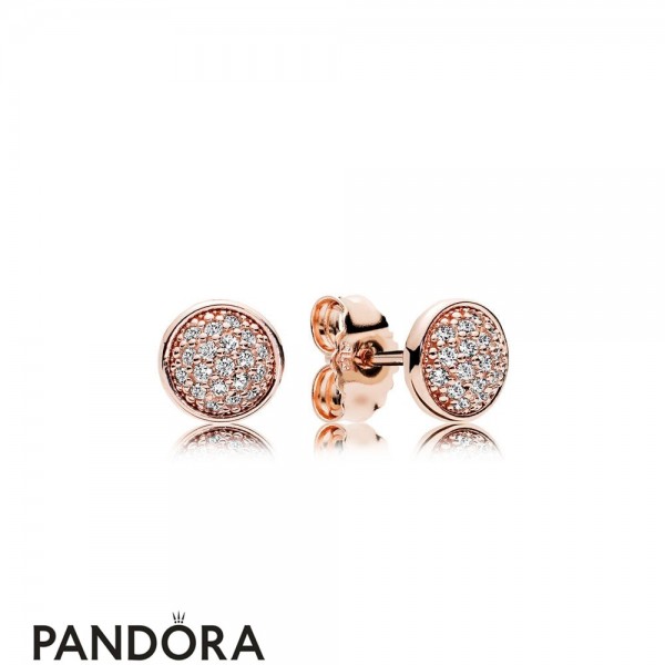 Pandora Earrings Dazzling Droplets Stud Earrings Pandora Rose