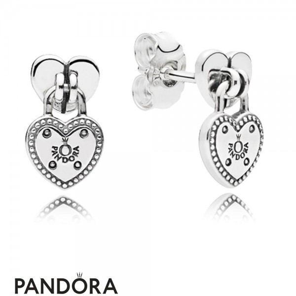 Women's Pandora Love Locks Stud Earring