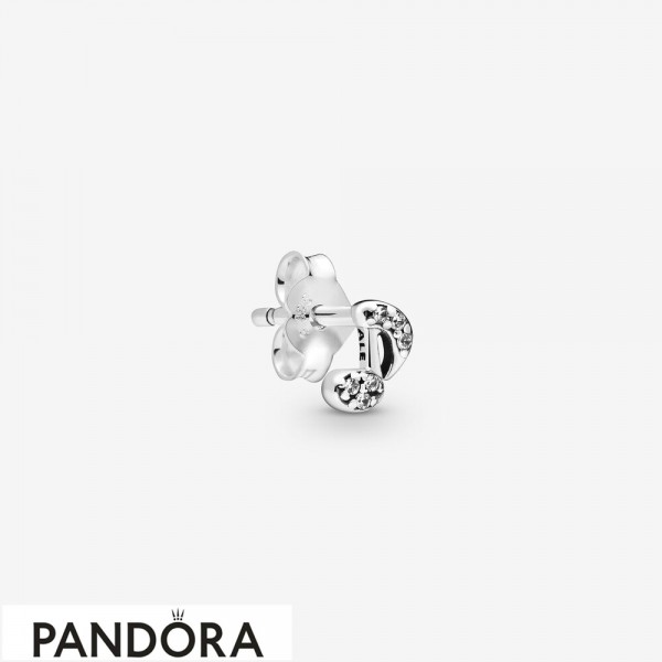 Women's Pandora My Musical Note Single Stud Earring