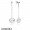 Women's Pandora Pure Love Pendant Earrings Fancy Fuchsia Pink