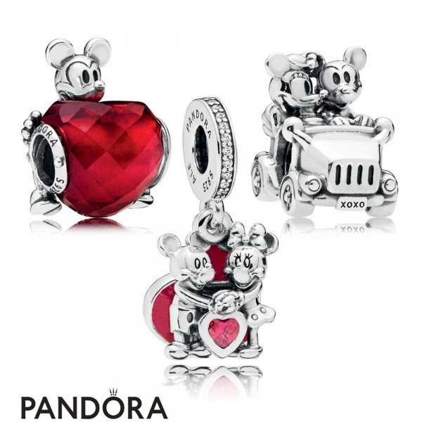 Women's Pandora Disney Mickey And Minnie Love Charm Pack