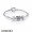 Women's Pandora February Signature Heart Birthstone Charm Bracelet Set