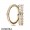 Women's Pandora Sparkling Brilliance 14Ct Gold Ring Stack