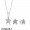 Women's Pandora Tropical Starfish Necklace And Earring Set