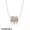 Women's Pandora 14&Gold Pandora&Rose Pave Inspiration Necklace