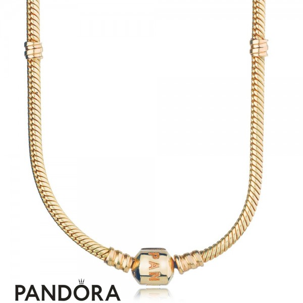 Pandora Chains 14K Gold Charm Necklace