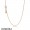 Pandora Chains Necklace Chain Sterling Silver 14K Rose Gold
