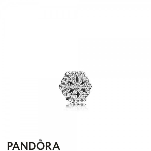 Pandora Lockets Sparkling Snowflake Petite Charm