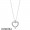 Women's Pandora Sparkling Pandora Floating Heart Locket Necklace With Pendant