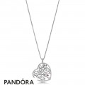 Women's Pandora Tree Of Love Necklaces Mixed Enamel