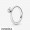 Women's Pandora Colorless Heart Solitaire Rings