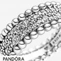 Women's Pandora Pavement And Pearl Rings