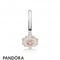 Pandora Rings Blooming Dahlia Ring Cream Enamel Blush Pink