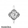 Pandora Rings Crystalized Floral Fancy Ring