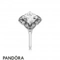 Pandora Rings Crystalized Floral Fancy Ring