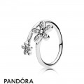 Pandora Rings Dazzling Daisies Ring