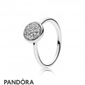 Pandora Rings Dazzling Droplet Ring