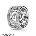 Womens Pandora Rings Forget Me Not Ring Purple