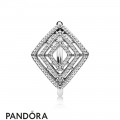 Pandora Rings Geometric Lines 925 Silver Fancy Ring