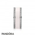 Pandora Rings Hearts Of Pandora Ring Soft Pink Enamel