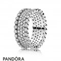 Pandora Rings Lavish Sparkle 925 Silver Circle Ring