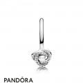 Pandora Rings Luminous Love Knot Ring White Crystal Pearl