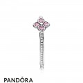 Pandora Rings Oriental Blossom Ring Pink Cz