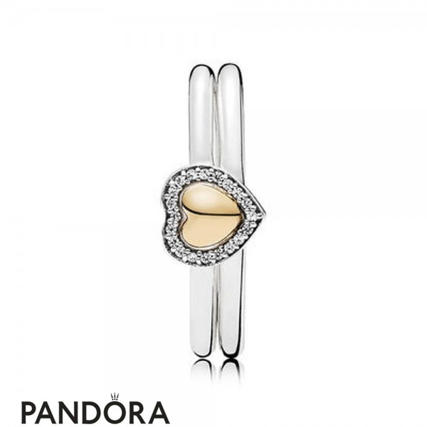 Pandora Rings Pandora Two Become One Puzzle Ring Set Brands
