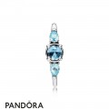 Pandora Rings Patterns Of Frost Ring Moonlight Blue Sky Blue Crystal