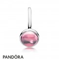 Pandora Rings Poetic Droplet Ring Pink Cz