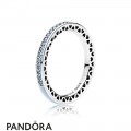 Pandora Rings Radiant Hearts Of Pandora Ring Air Blue Enamel Sky Blue