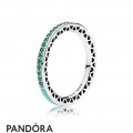 Pandora Rings Radiant Hearts Of Pandora Ring Bright Mint Enamel Royal