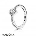 Women's Pandora Rings Radiant Teardrop Ring