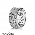 Pandora Rings Shimmering Leaves Ring