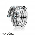 Pandora Rings Shimmering Ocean Ring Frosty Mint