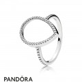 Pandora Rings Teardrop Silhouette Ring