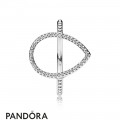 Pandora Rings Teardrop Silhouette Ring